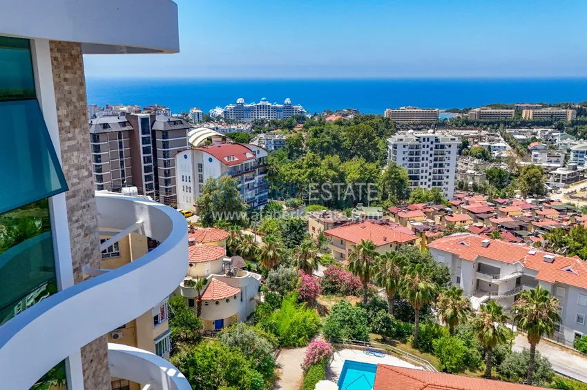 Nowoczesne apartamenty i penthouse'y z widokiem na morze w Avsallar, Alanya - 2-letni plan ratalny 7 