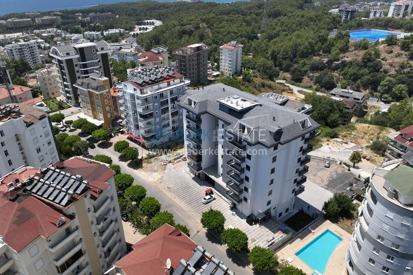 Nowoczesny kompleks mieszkaniowy - nieruchomość podstawowa z ratami do 70 miesięcy - Avsallar, Alanya 17 