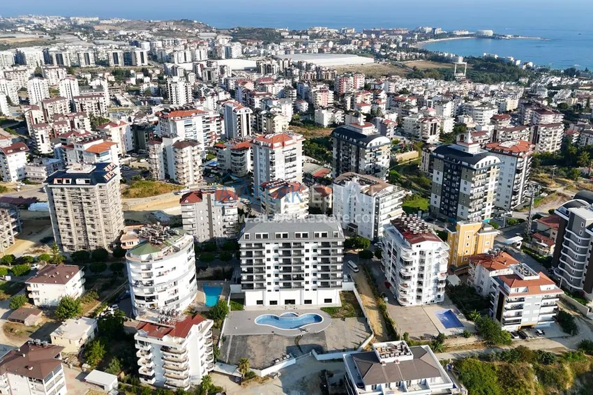 Nowoczesny kompleks mieszkaniowy - nieruchomość podstawowa z ratami do 70 miesięcy - Avsallar, Alanya 1 