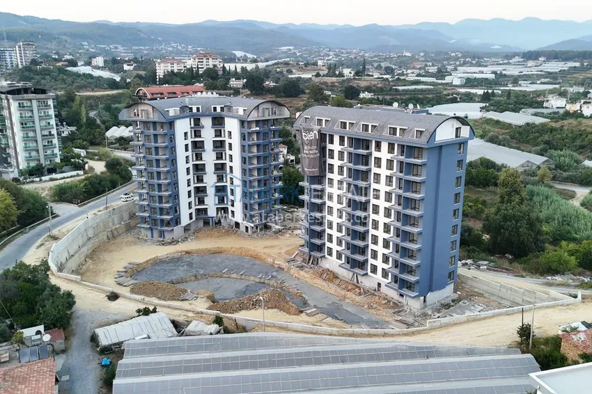 Luksusowe apartamenty z ratami do 6 lat w kompleksie w stylu kurortu - dzielnica Avsallar, Alanya 1 