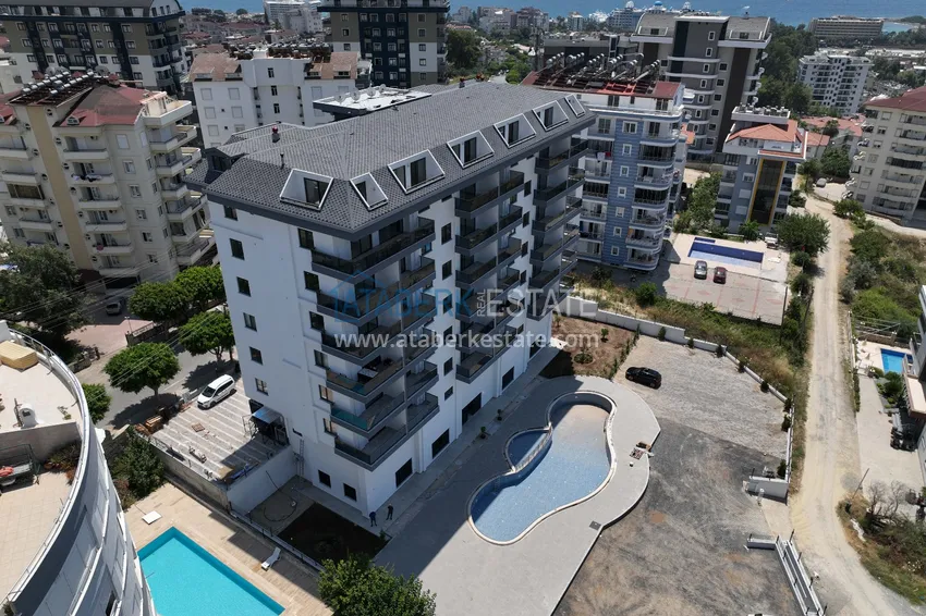 Nowoczesny kompleks mieszkaniowy - nieruchomość podstawowa z ratami do 70 miesięcy - Avsallar, Alanya 8 