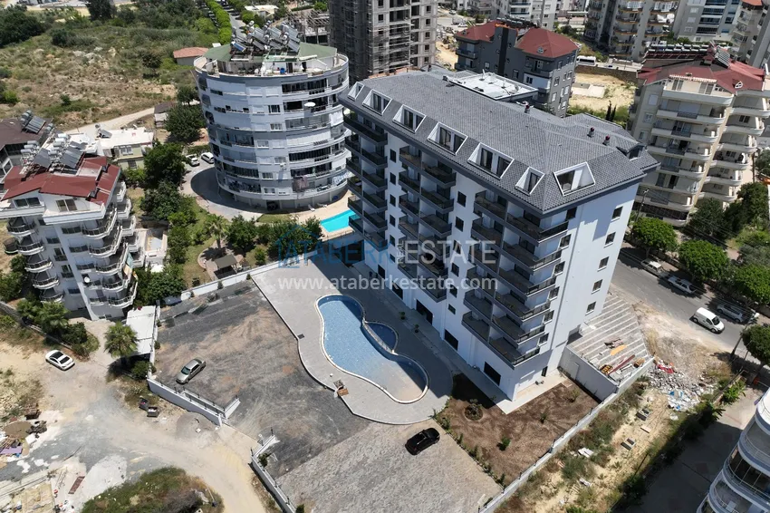 Nowoczesny kompleks mieszkaniowy - nieruchomość podstawowa z ratami do 70 miesięcy - Avsallar, Alanya 9 