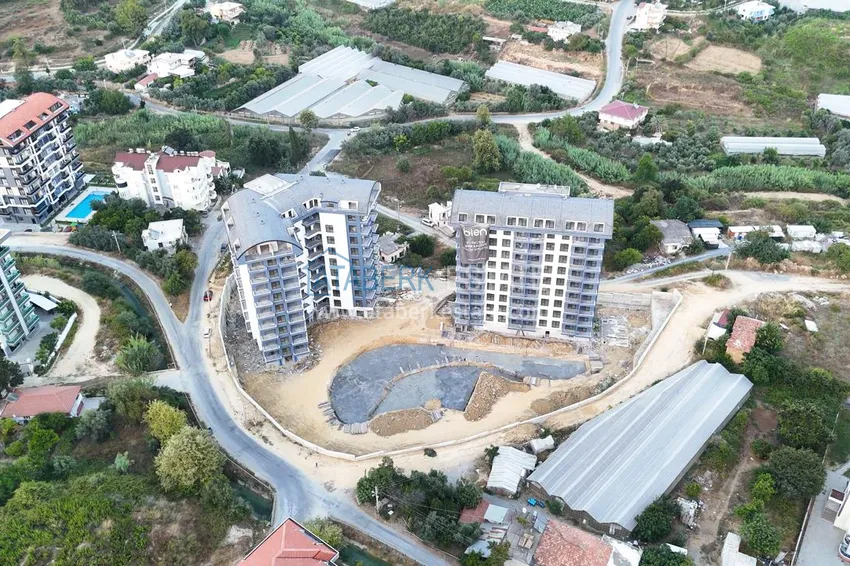 Luksusowe apartamenty z ratami do 6 lat w kompleksie w stylu kurortu - dzielnica Avsallar, Alanya 3 