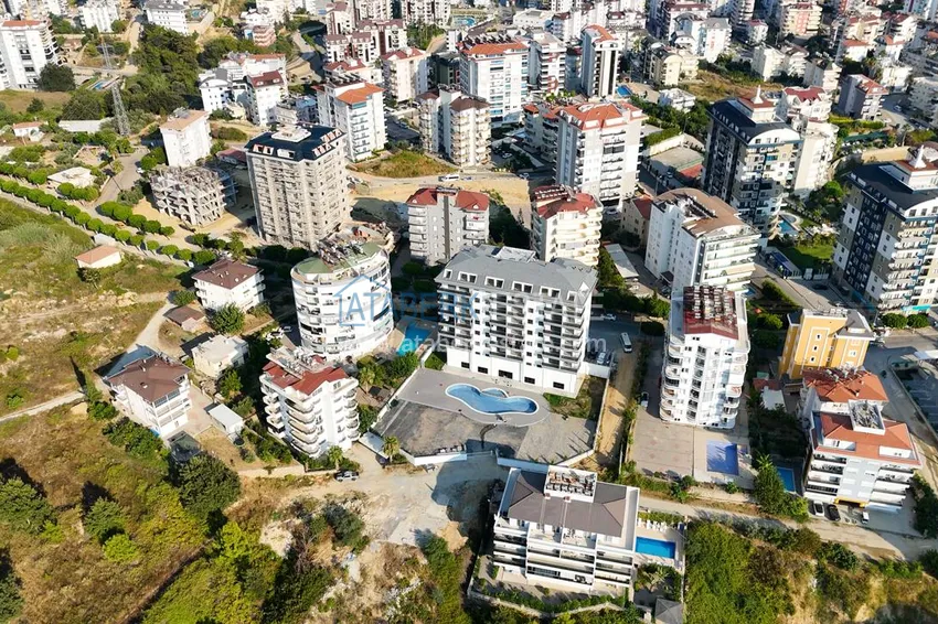 Nowoczesny kompleks mieszkaniowy - nieruchomość podstawowa z ratami do 70 miesięcy - Avsallar, Alanya 4 