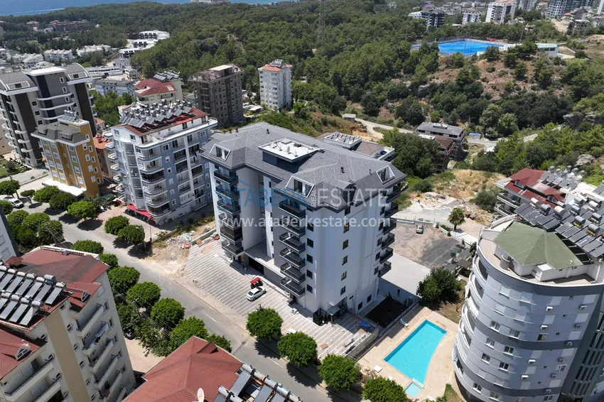 Nowoczesny kompleks mieszkaniowy - nieruchomość podstawowa z ratami do 70 miesięcy - Avsallar, Alanya 11 