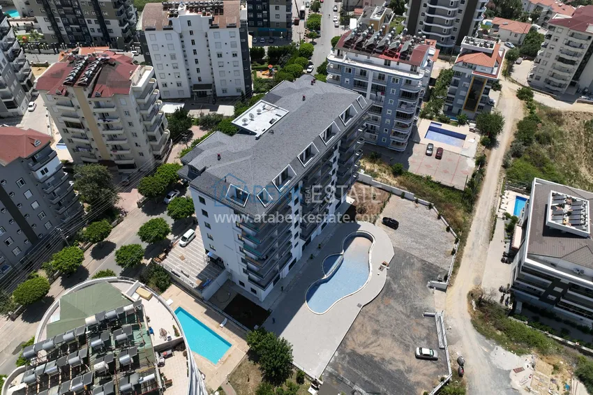 Nowoczesny kompleks mieszkaniowy - nieruchomość podstawowa z ratami do 70 miesięcy - Avsallar, Alanya 12 