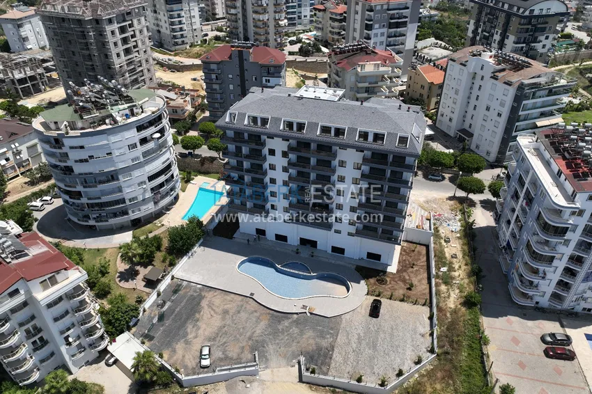 Nowoczesny kompleks mieszkaniowy - nieruchomość podstawowa z ratami do 70 miesięcy - Avsallar, Alanya 13 