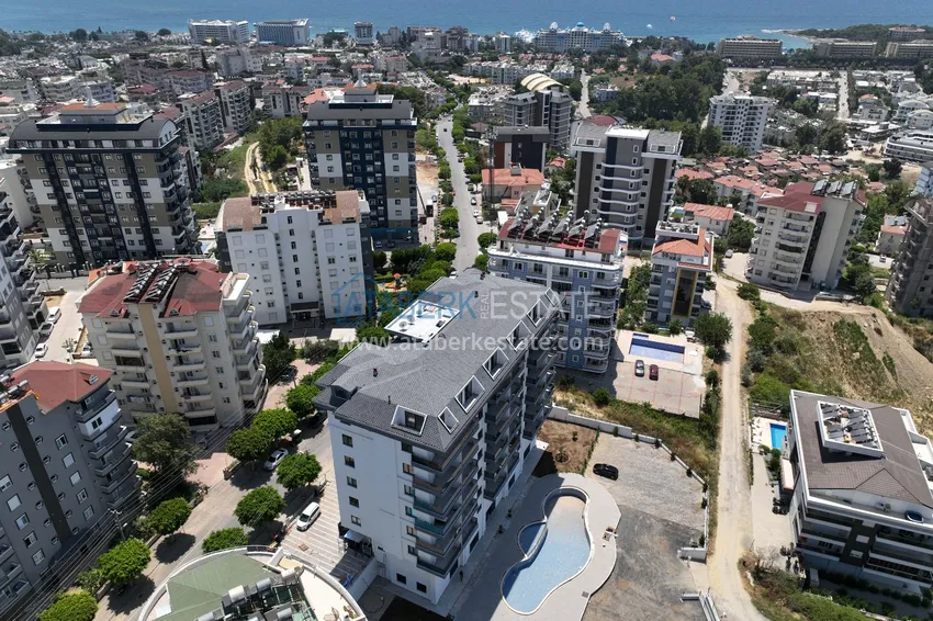 Nowoczesny kompleks mieszkaniowy - nieruchomość podstawowa z ratami do 70 miesięcy - Avsallar, Alanya 15 