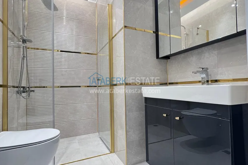 Kupuj  Jednopokojowy apartament pod klucz z dwoma przeszklonymi balkonami w prestiżowym kompleksie - Mahmutlar, Alanya 11 