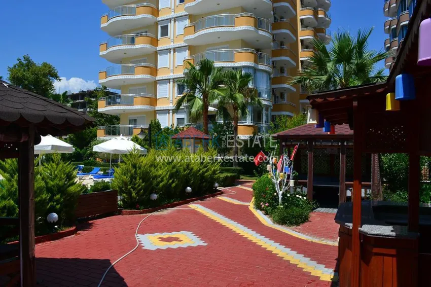 Apartament 2+1 z meblami i widokiem na morze w kompleksie przy plaży — Mahmutlar, Alanya 9 