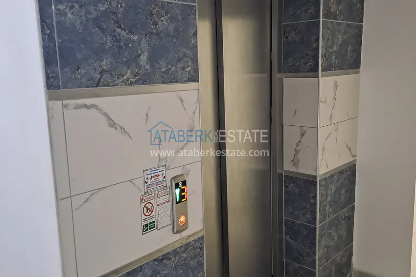 Apartament 1+1 z dwoma balkonami i dobrym wykończeniem w Alanya, dzielnica Avsallar  10 