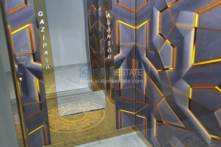 Apartament 1+1 z dwoma balkonami i dobrym wykończeniem w Alanya, dzielnica Avsallar  11 