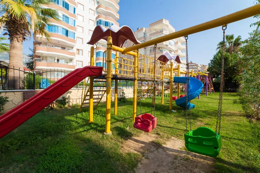 Apartament 2+1 z meblami i widokiem na morze w kompleksie przy plaży — Mahmutlar, Alanya 14 