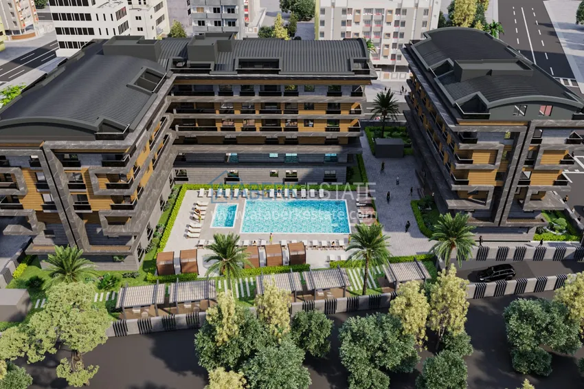 Nieruchomości płynne w budowie w Antalyi - apartamenty na zezwolenia na pobyt i obywatelstwo 1 