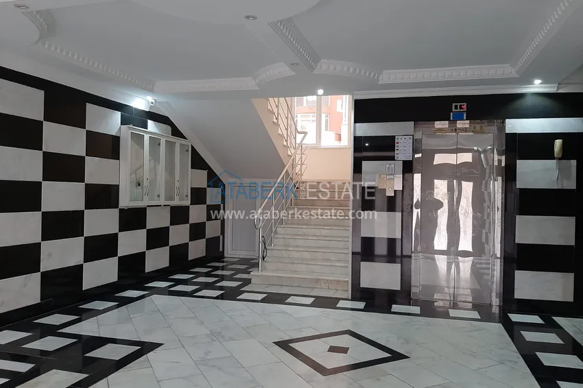 Apartament 2+1 z meblami i widokiem na morze w kompleksie przy plaży — Mahmutlar, Alanya 21 