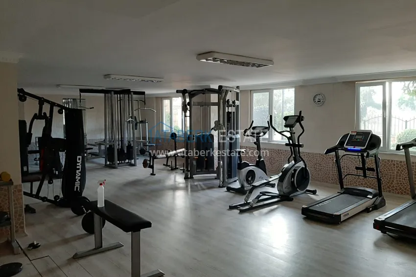 Apartament 2+1 z meblami i widokiem na morze w kompleksie przy plaży — Mahmutlar, Alanya 23 