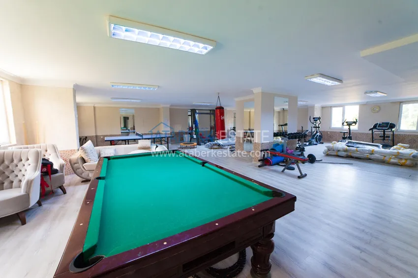 Apartament 2+1 z meblami i widokiem na morze w kompleksie przy plaży — Mahmutlar, Alanya 26 