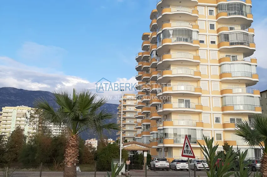 Apartament 2+1 z meblami i widokiem na morze w kompleksie przy plaży — Mahmutlar, Alanya 3 
