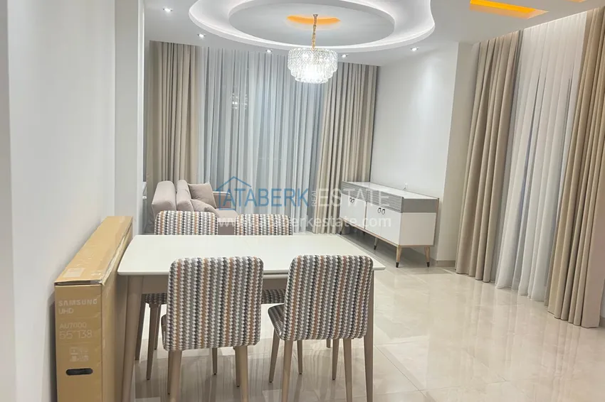 Kupuj  Jednopokojowy apartament pod klucz z dwoma przeszklonymi balkonami w prestiżowym kompleksie - Mahmutlar, Alanya 4 