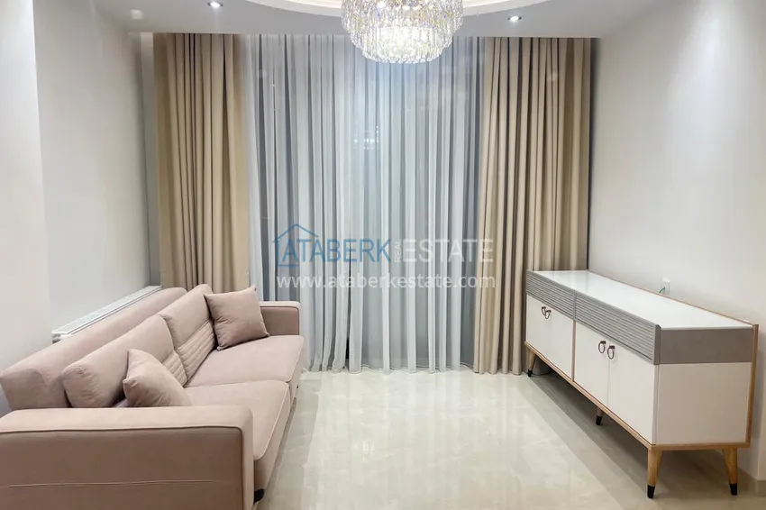 Kupuj  Jednopokojowy apartament pod klucz z dwoma przeszklonymi balkonami w prestiżowym kompleksie - Mahmutlar, Alanya 6 