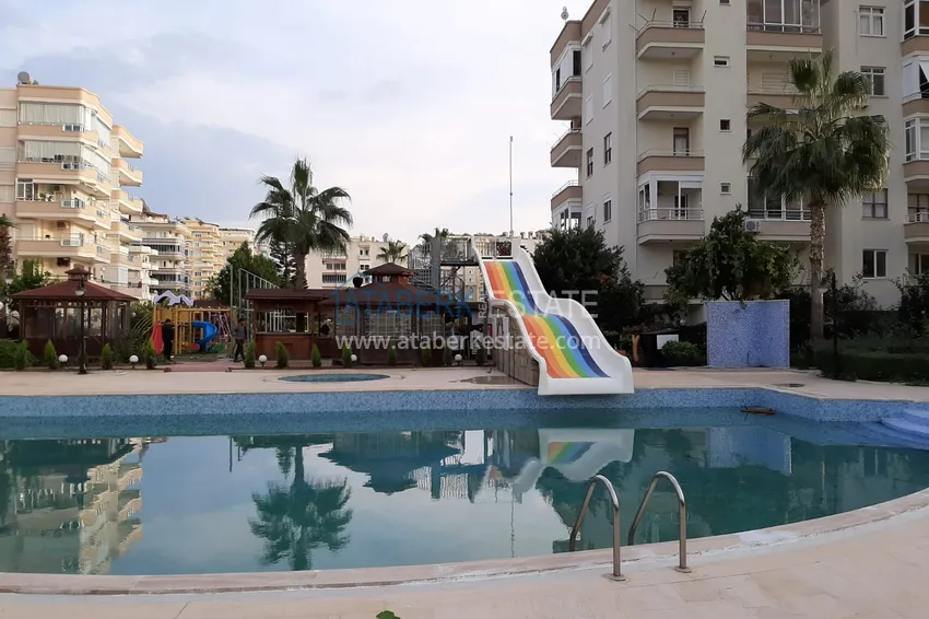 Apartament 2+1 z meblami i widokiem na morze w kompleksie przy plaży — Mahmutlar, Alanya 6 