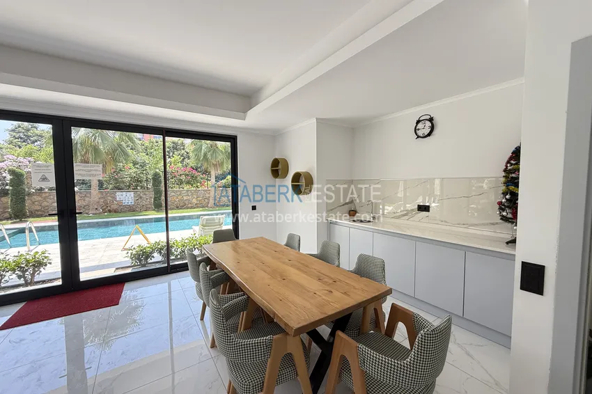 Umeblowany apartament 2+1 z widokiem na góry w Alanyi, dzielnica Oba 13 
