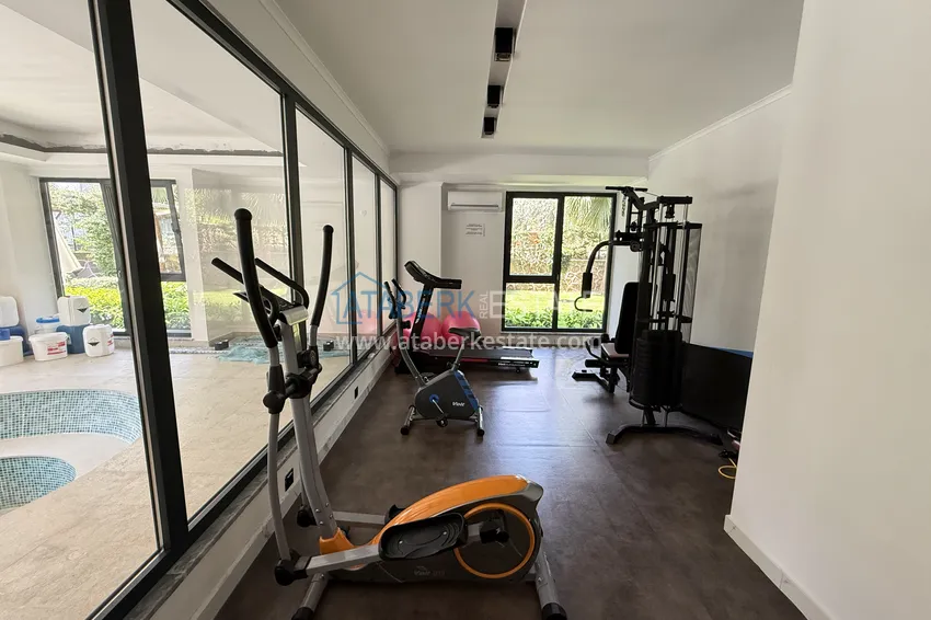 Umeblowany apartament 2+1 z widokiem na góry w Alanyi, dzielnica Oba 14 