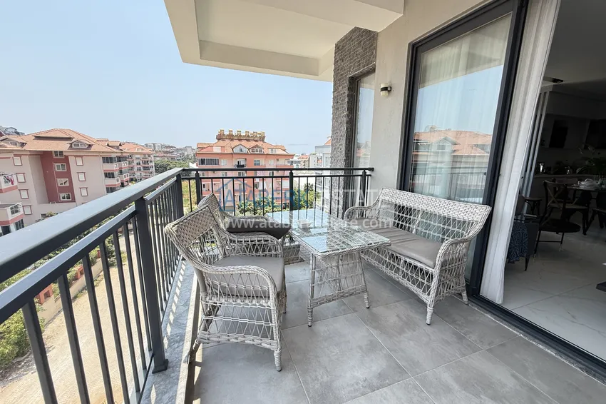 Kupuj  Umeblowany apartament 2+1 z widokiem na góry w Alanyi, dzielnica Oba 16 