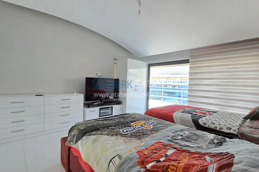 Kupuj  Penthouse 3+1 z prywatnym basenem na tarasie w Kargicak - klasa premium i panoramiczne widoki 19 