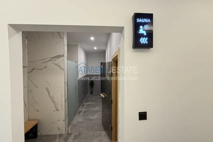 Umeblowany apartament 2+1 z widokiem na góry w Alanyi, dzielnica Oba 16 