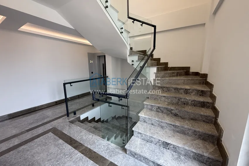 Umeblowany apartament 2+1 z widokiem na góry w Alanyi, dzielnica Oba 19 