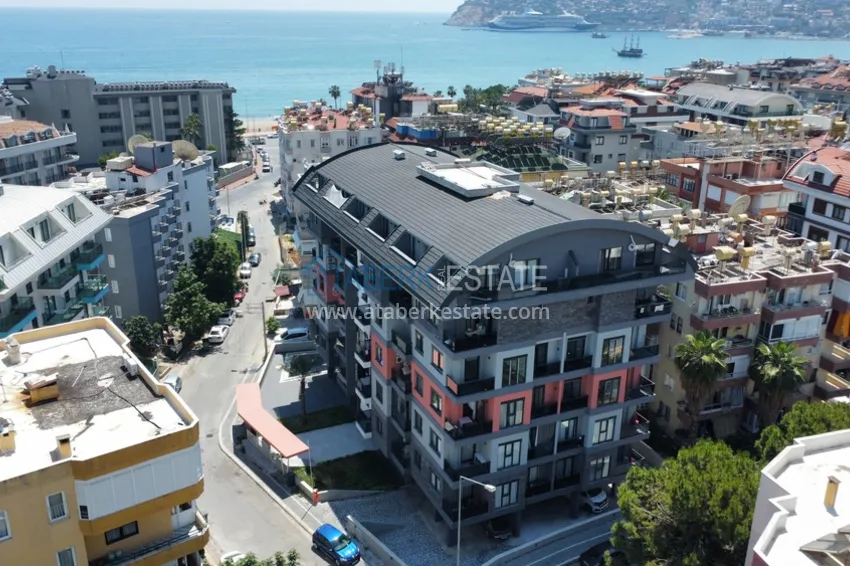 Nowy apartament 1+1 w centrum Alanyi — 150 m do plaży Keykubat 1 