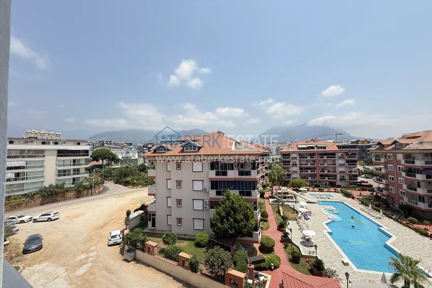 Kupuj  Umeblowany apartament 2+1 z widokiem na góry w Alanyi, dzielnica Oba 20 