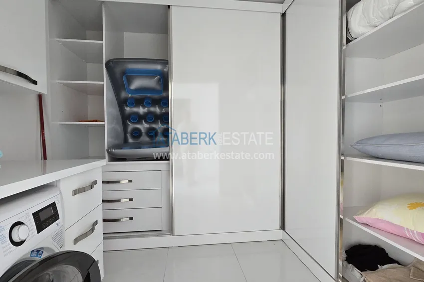 Kupuj  Penthouse 3+1 z prywatnym basenem na tarasie w Kargicak - klasa premium i panoramiczne widoki 23 