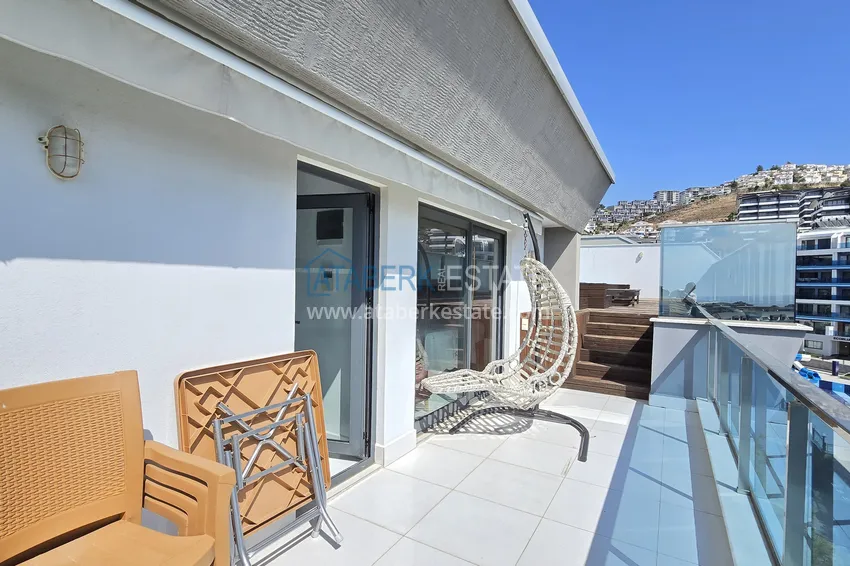 Kupuj  Penthouse 3+1 z prywatnym basenem na tarasie w Kargicak - klasa premium i panoramiczne widoki 27 
