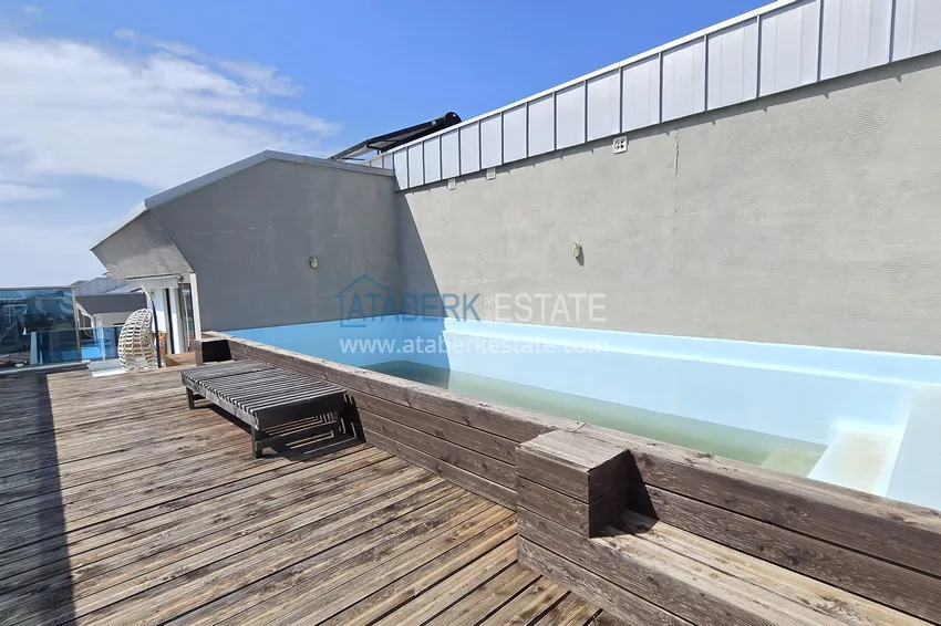 Kupuj  Penthouse 3+1 z prywatnym basenem na tarasie w Kargicak - klasa premium i panoramiczne widoki 29 