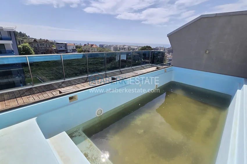 Kupuj  Penthouse 3+1 z prywatnym basenem na tarasie w Kargicak - klasa premium i panoramiczne widoki 30 