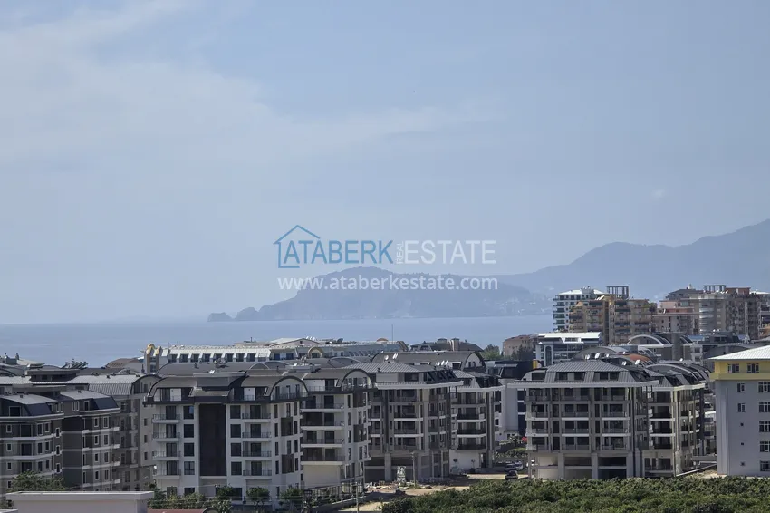 Kupuj  Penthouse 3+1 z prywatnym basenem na tarasie w Kargicak - klasa premium i panoramiczne widoki 34 