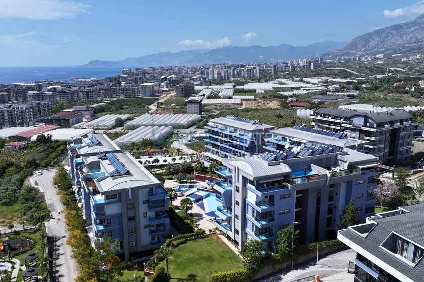 Penthouse 3+1 z prywatnym basenem na tarasie w Kargicak - klasa premium i panoramiczne widoki 3 