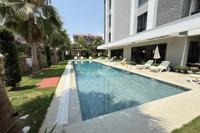 Umeblowany apartament 2+1 z widokiem na góry w Alanyi, dzielnica Oba 4 