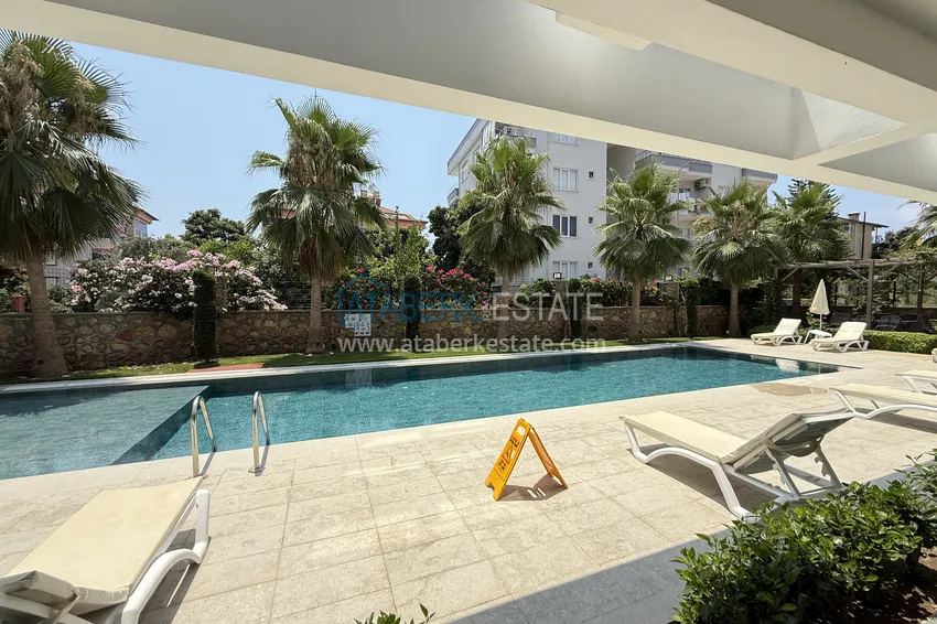 Umeblowany apartament 2+1 z widokiem na góry w Alanyi, dzielnica Oba 7 