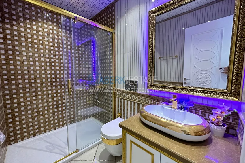 Kupuj  Penthouse duplex 3+1 w Mahmutlar, Alanya — 200 m od morza, widok na morze  10 