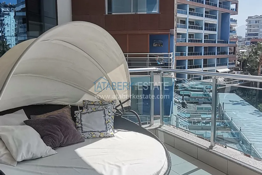 Kupuj  Apartament 2+1 na zezwolenie na pobyt w dzielnicy Alanya Cikcilli - kompleks z infrastrukturą hotelową  10 