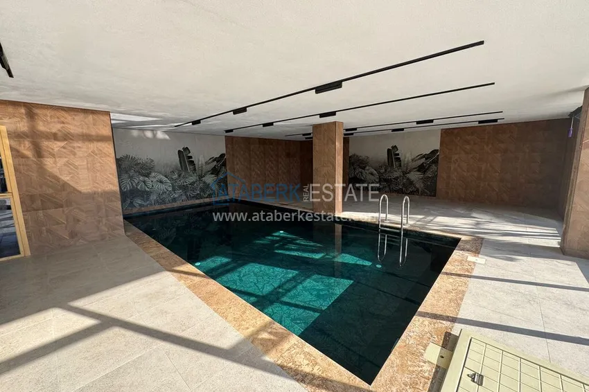 Nowy apartament 1+1 w Oba, Alanya — inwestycja nad morzem w kompleksie z infrastrukturą 14 