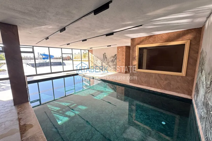 Nowy apartament 1+1 w Oba, Alanya — inwestycja nad morzem w kompleksie z infrastrukturą 15 