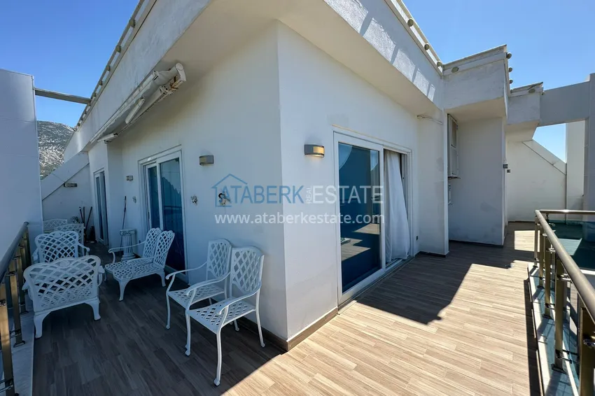 Kupuj  Penthouse duplex 3+1 w Mahmutlar, Alanya — 200 m od morza, widok na morze  28 