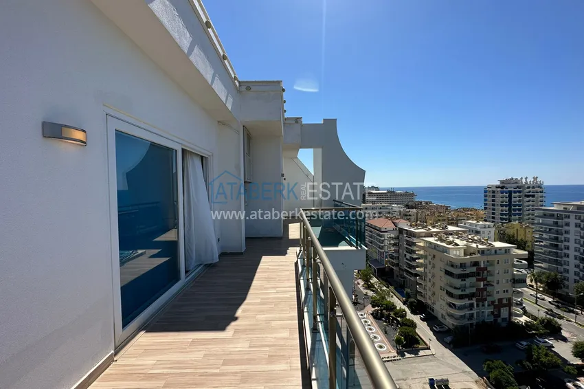 Kupuj  Penthouse duplex 3+1 w Mahmutlar, Alanya — 200 m od morza, widok na morze  30 
