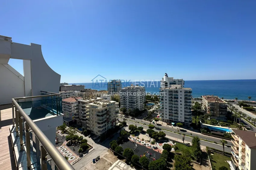Kupuj  Penthouse duplex 3+1 w Mahmutlar, Alanya — 200 m od morza, widok na morze  32 