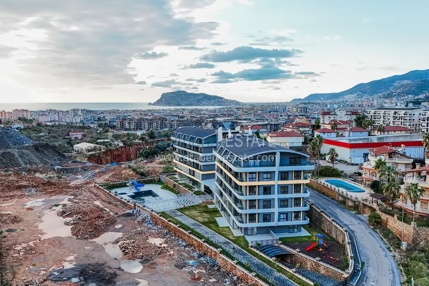 Nowy apartament 1+1 w Oba, Alanya — inwestycja nad morzem w kompleksie z infrastrukturą 3 