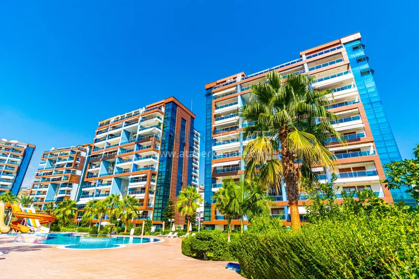 Apartament 2+1 na zezwolenie na pobyt w dzielnicy Alanya Cikcilli - kompleks z infrastrukturą hotelową  5 